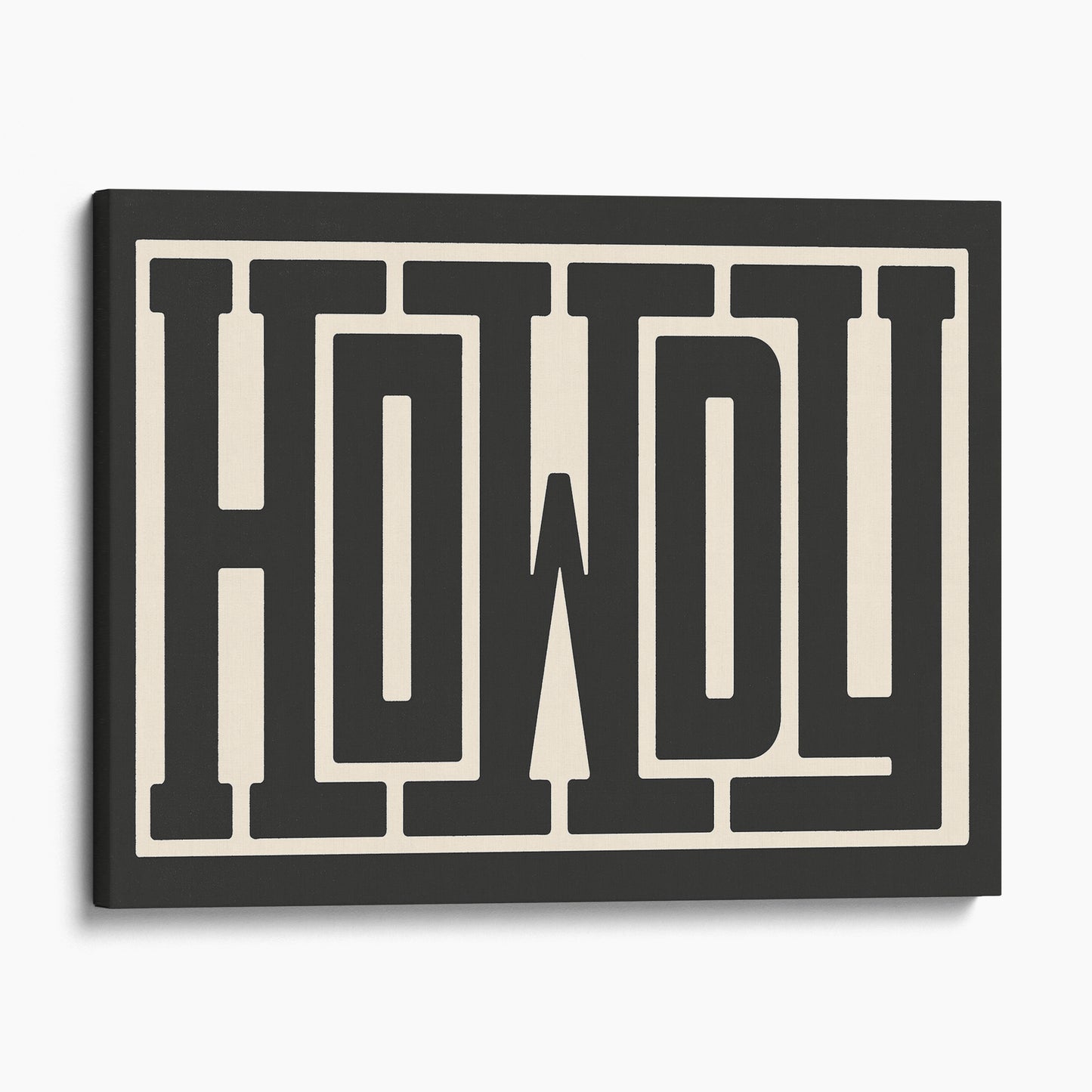 Howdy Wall Sign