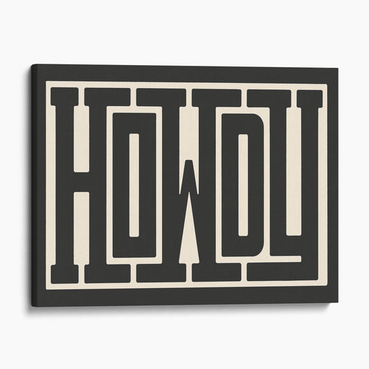 Howdy Wall Sign