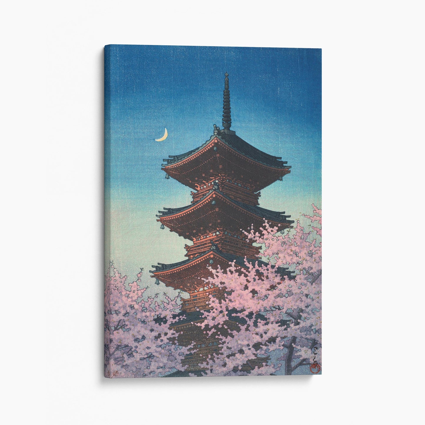 Spring Evening at Toshogu in Ueno (1948) - Kawase Hasui