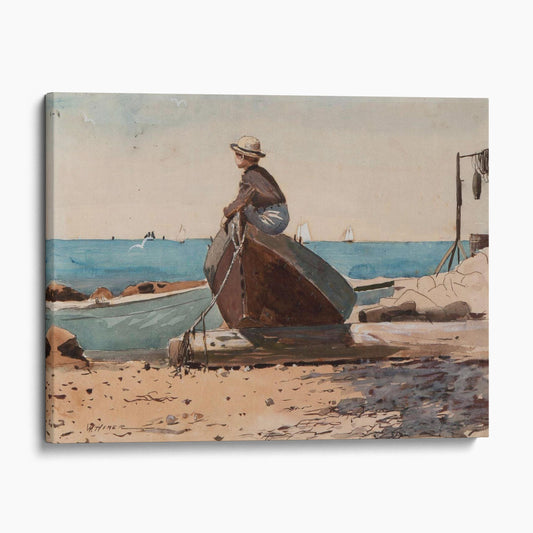 Waiting for Dad by Winslow Homer