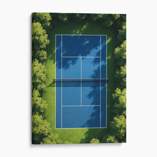 Blue Tennis Hard Court