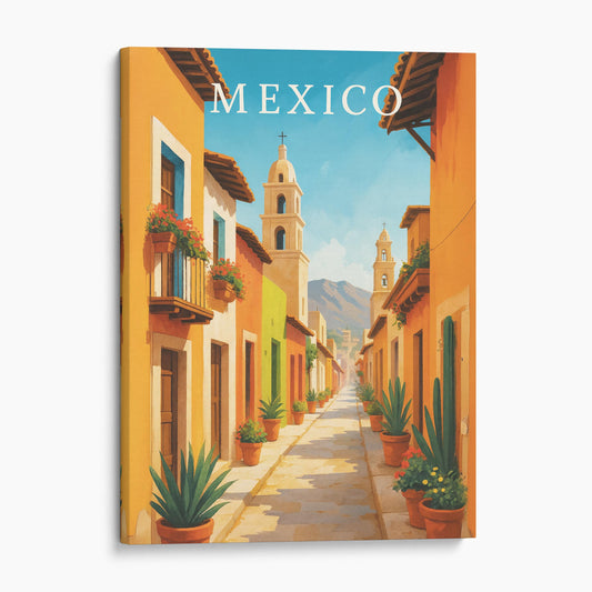 Mexico Vintage Travel Poster