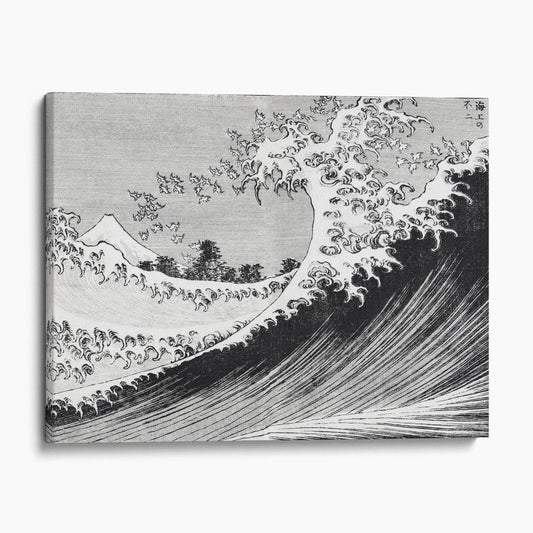 The Great Wave Illustration by Katsushika Hokusai