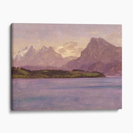 Alaskan Coastal Range by Albert Bierstadt