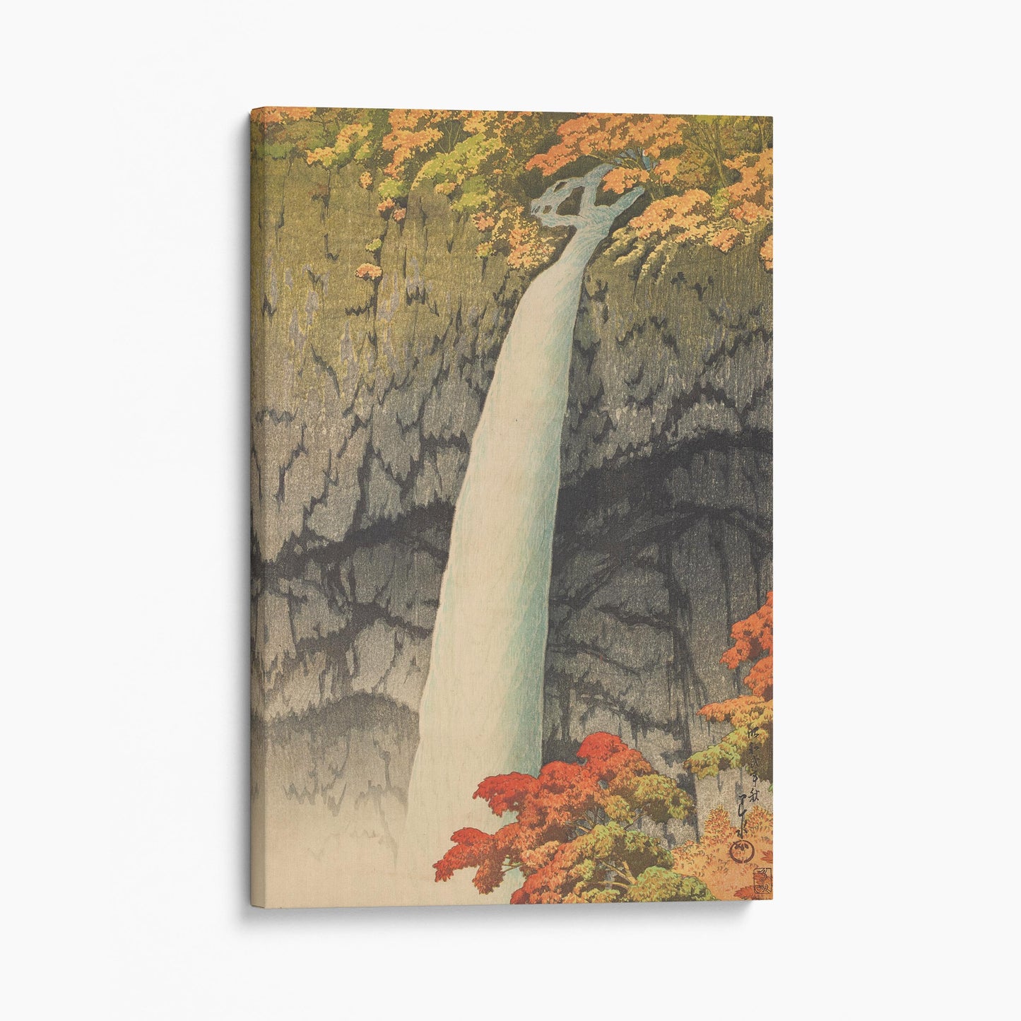 Kegon Waterfall, Nikko (1927) - Kawase Hasui