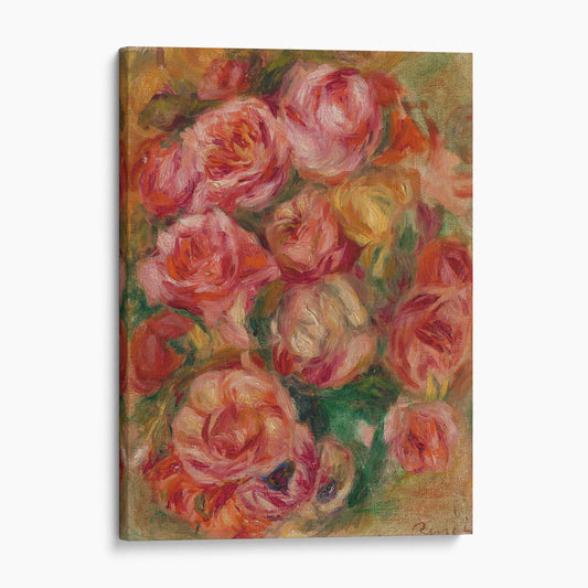 A Bowlful Of Roses - Pierre Auguste Renoir