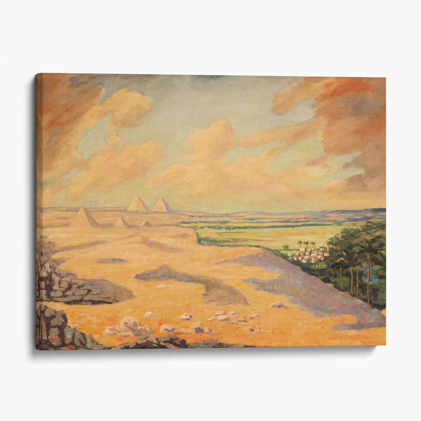 The Giza Pyramids at Cairo - Winston Churchill