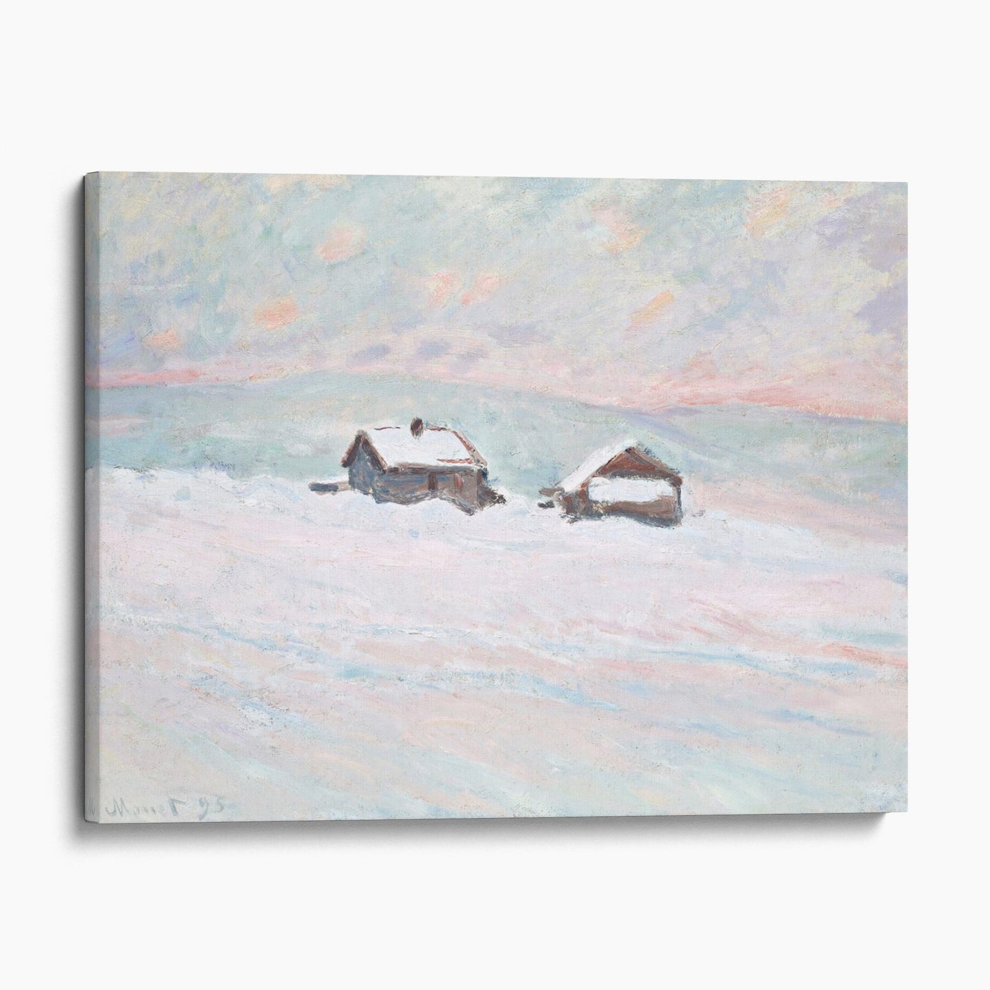 The Houses in the Snow, 1895 - Claude Monet