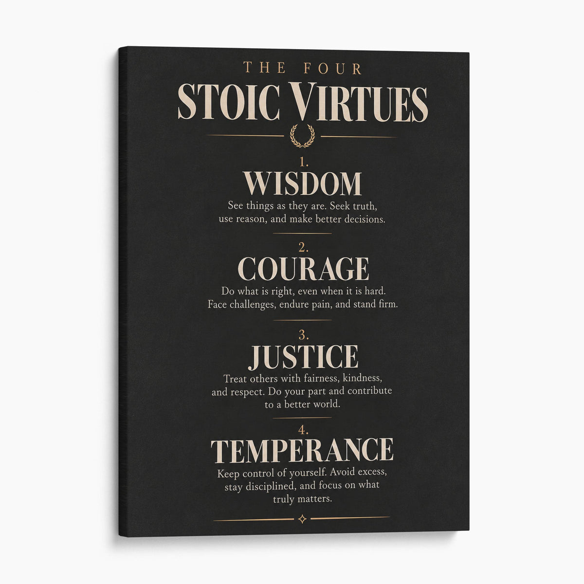 The Four Stoic Virtues