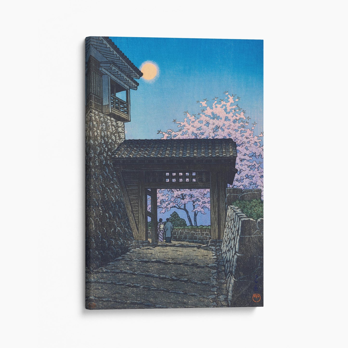 Full Moon Over Matsuyama Castle (1953) - Kawase Hasui