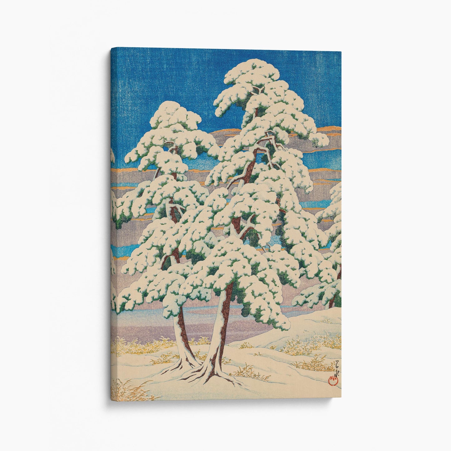 Pines In Clear Weather After Snow (1929) - Kawase Hasui