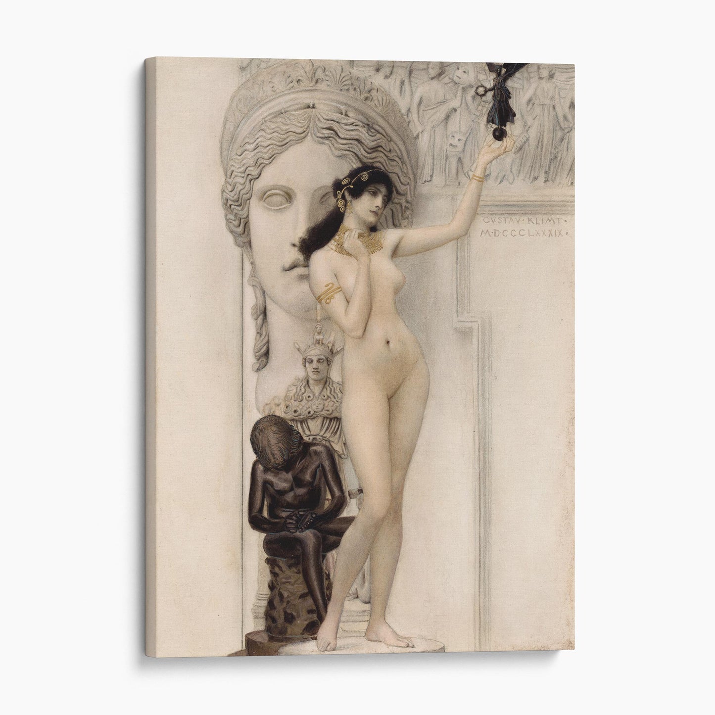 Allegory of Sculpture by Gustav Klimt