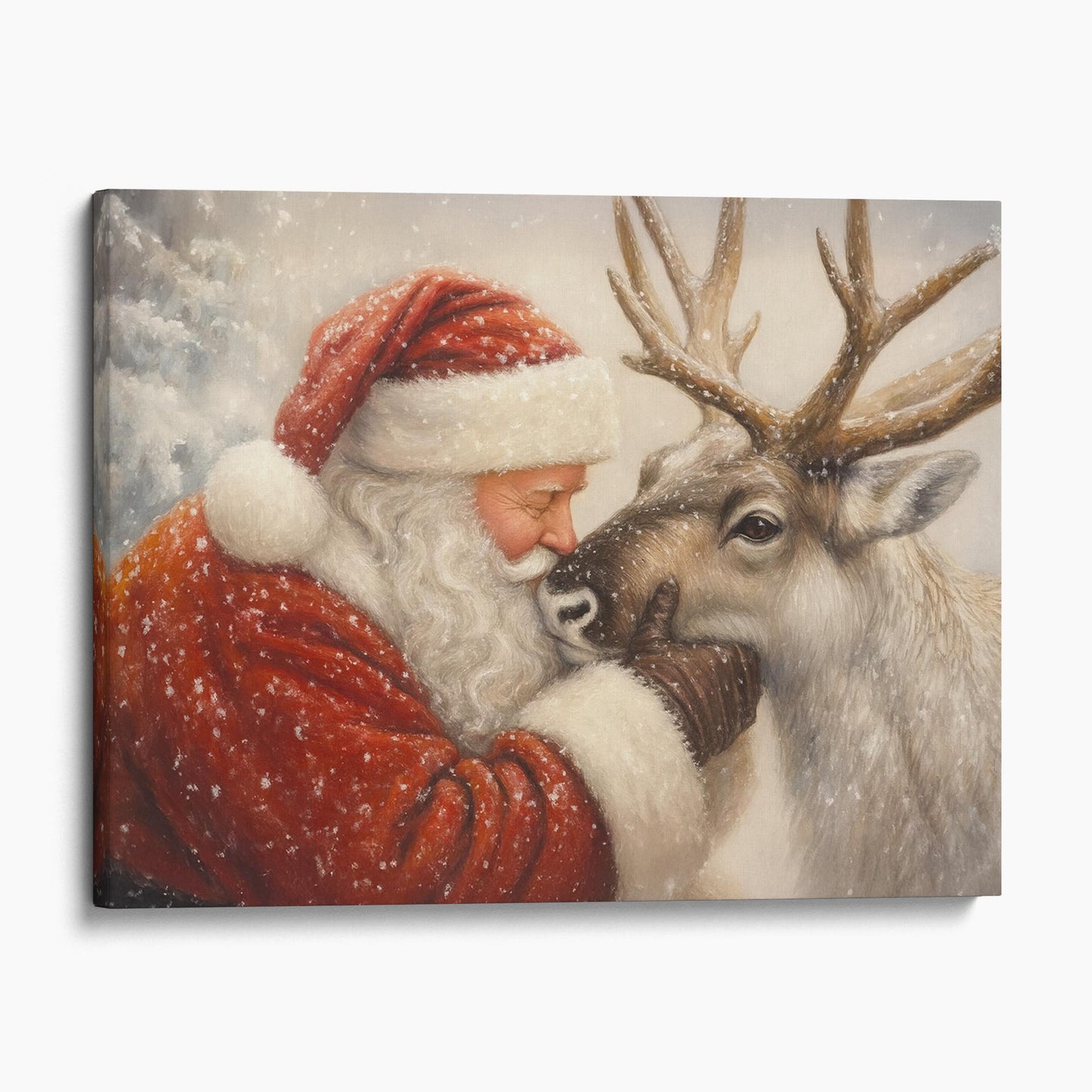 Santa With Reindeer
