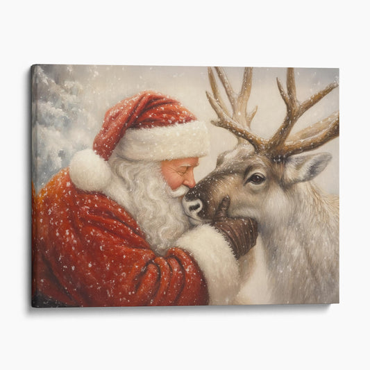 Santa With Reindeer
