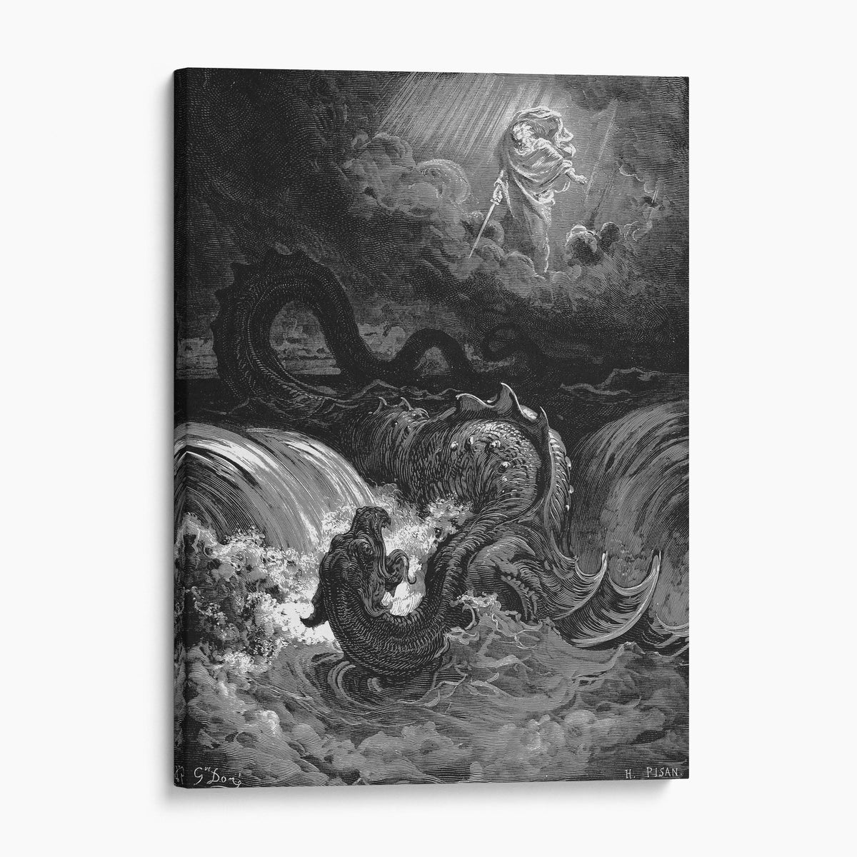 Destruction of Leviathan - Gustave Dore