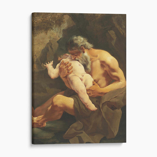 Saturn Devouring His Son by Giulia Lama