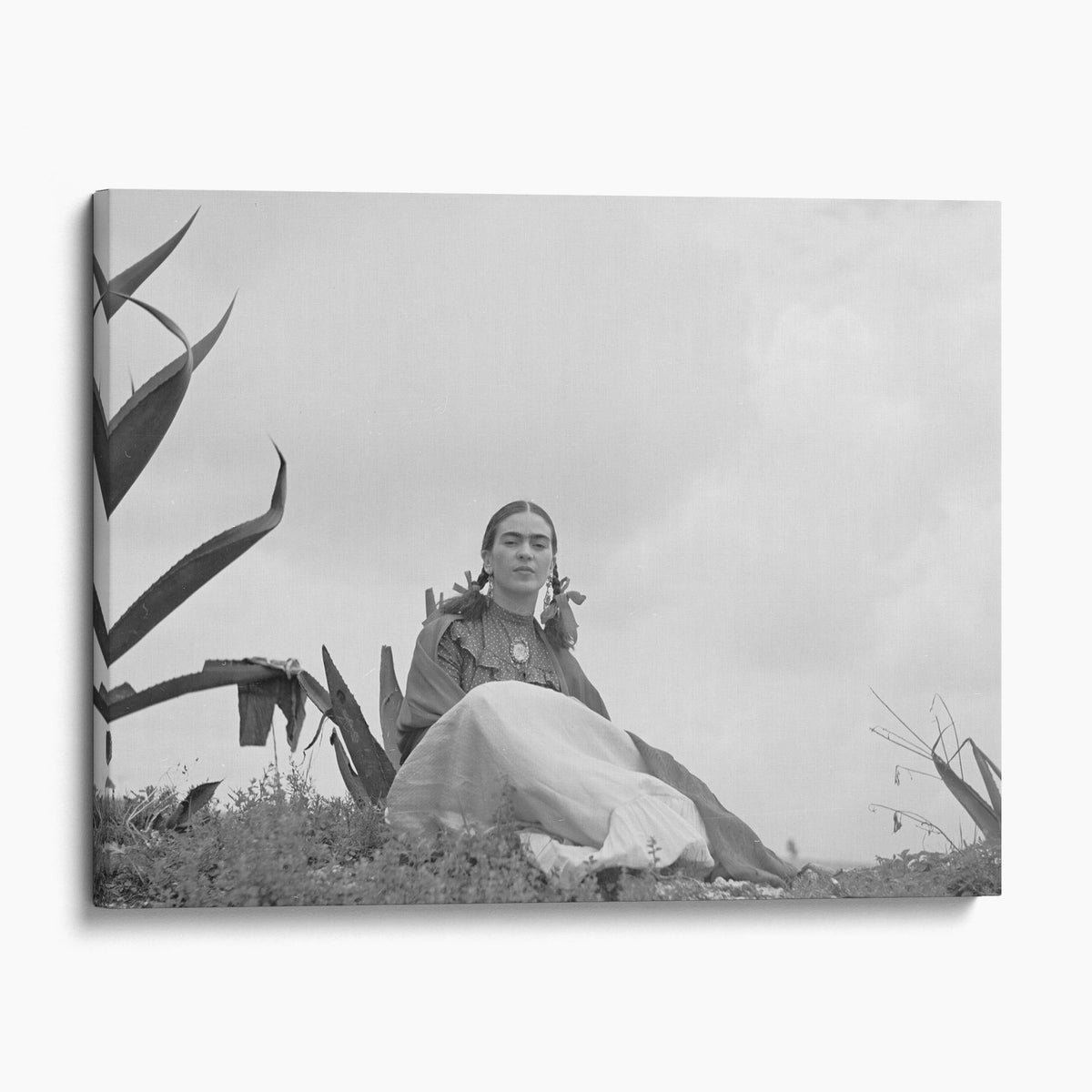 Frida Kahlo with Agave Plant