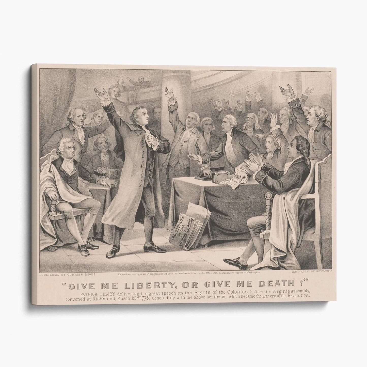 Give me liberty, or give me death! - Currier and Ives