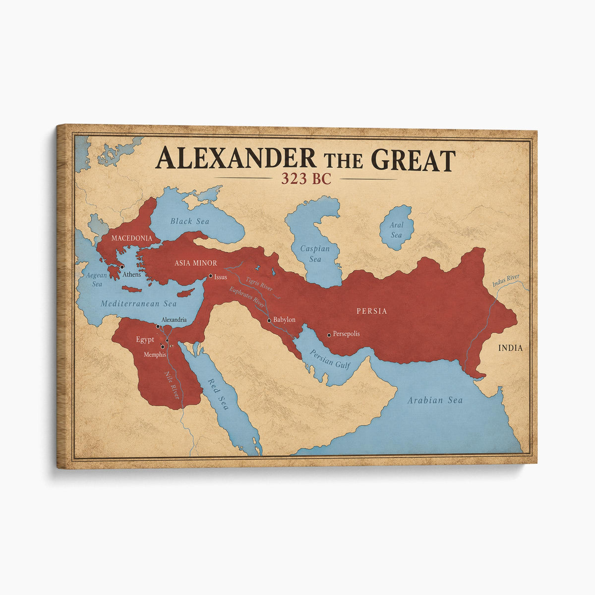 Alexander The Great Empire Map