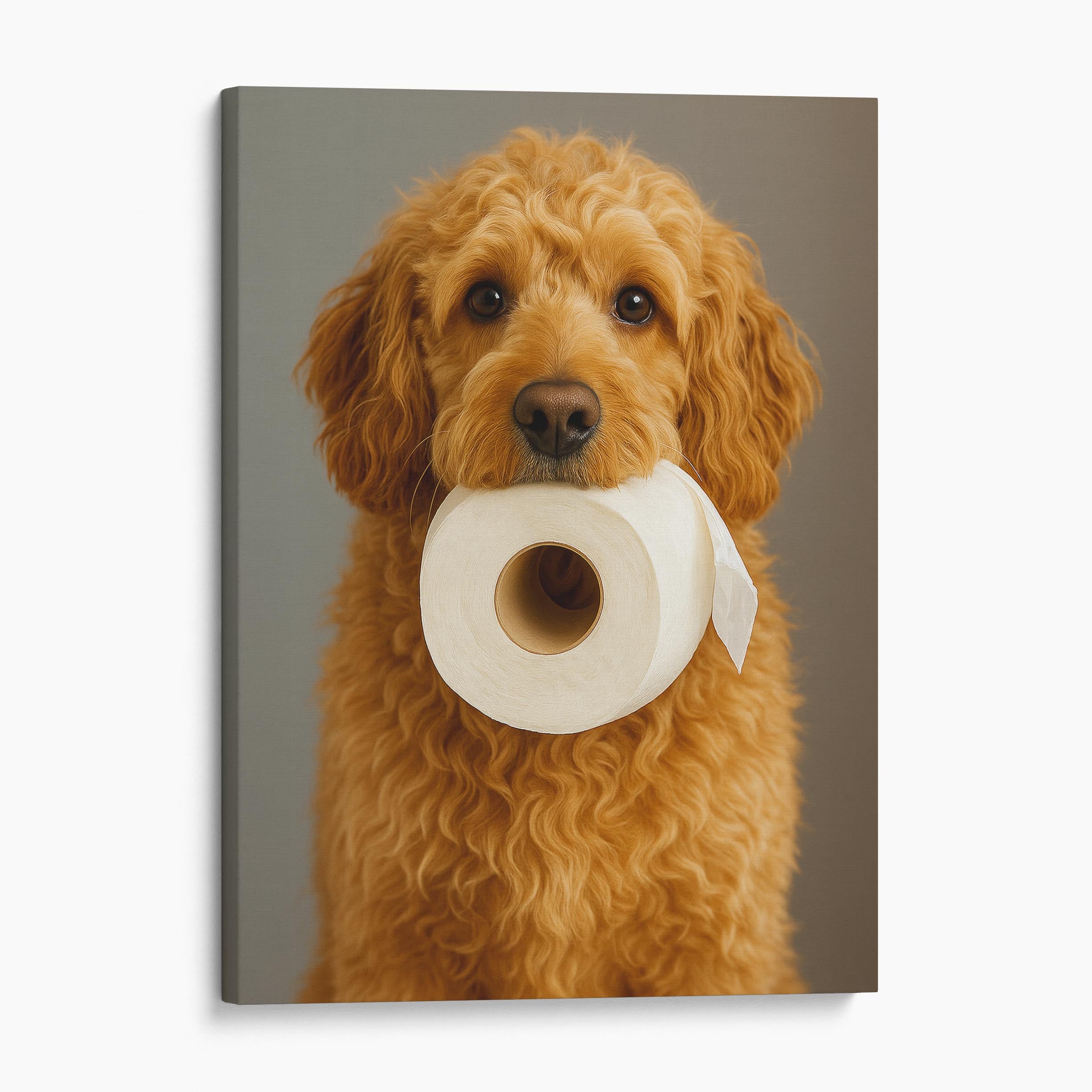 Cockapoo Things Paper Cockapoo Dog Toilet Paper Canvas Wall Art Prints – Big Canvas Art Prints