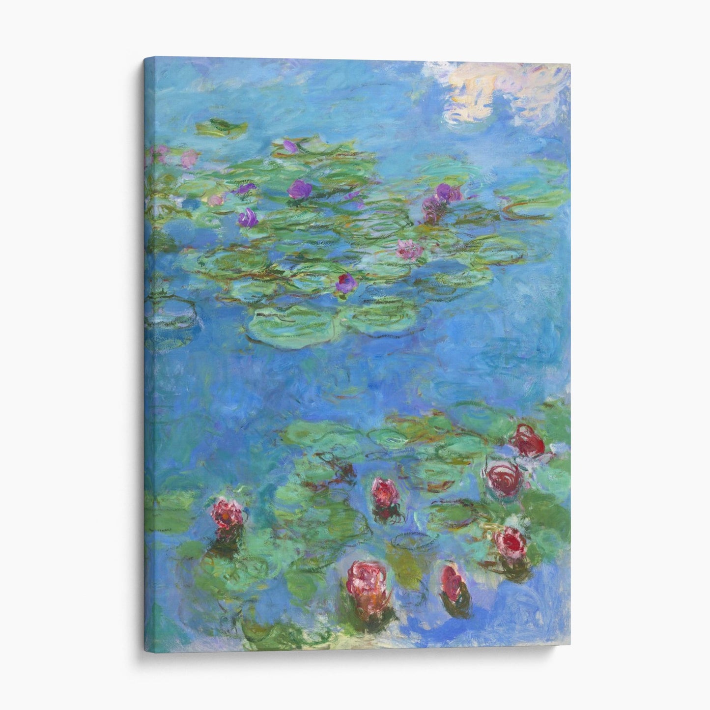 Red Water Lilies - Claude Monet