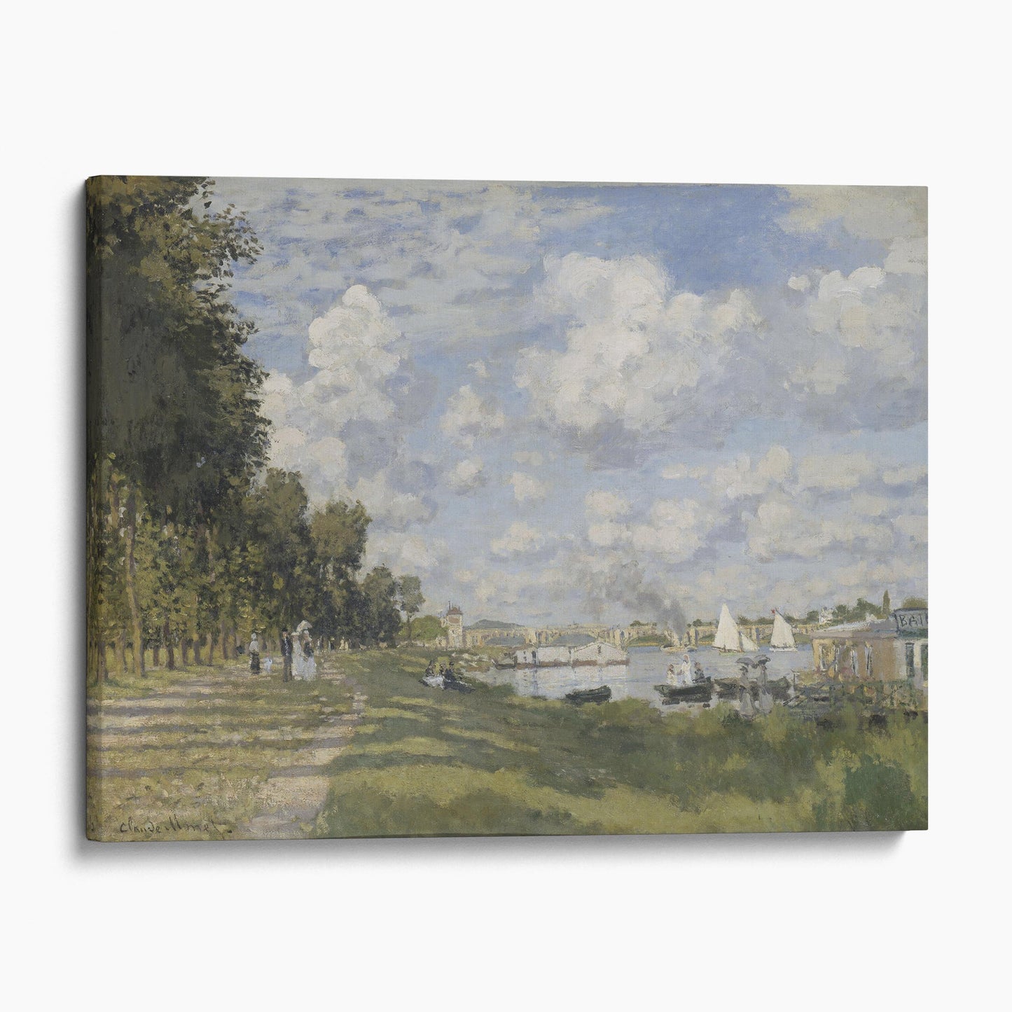 The Marina at Argenteuil, 1872 - Claude Monet