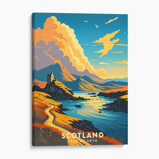Scotland Vintage Travel Poster