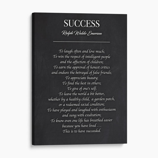 Success - Ralph Waldo Emerson