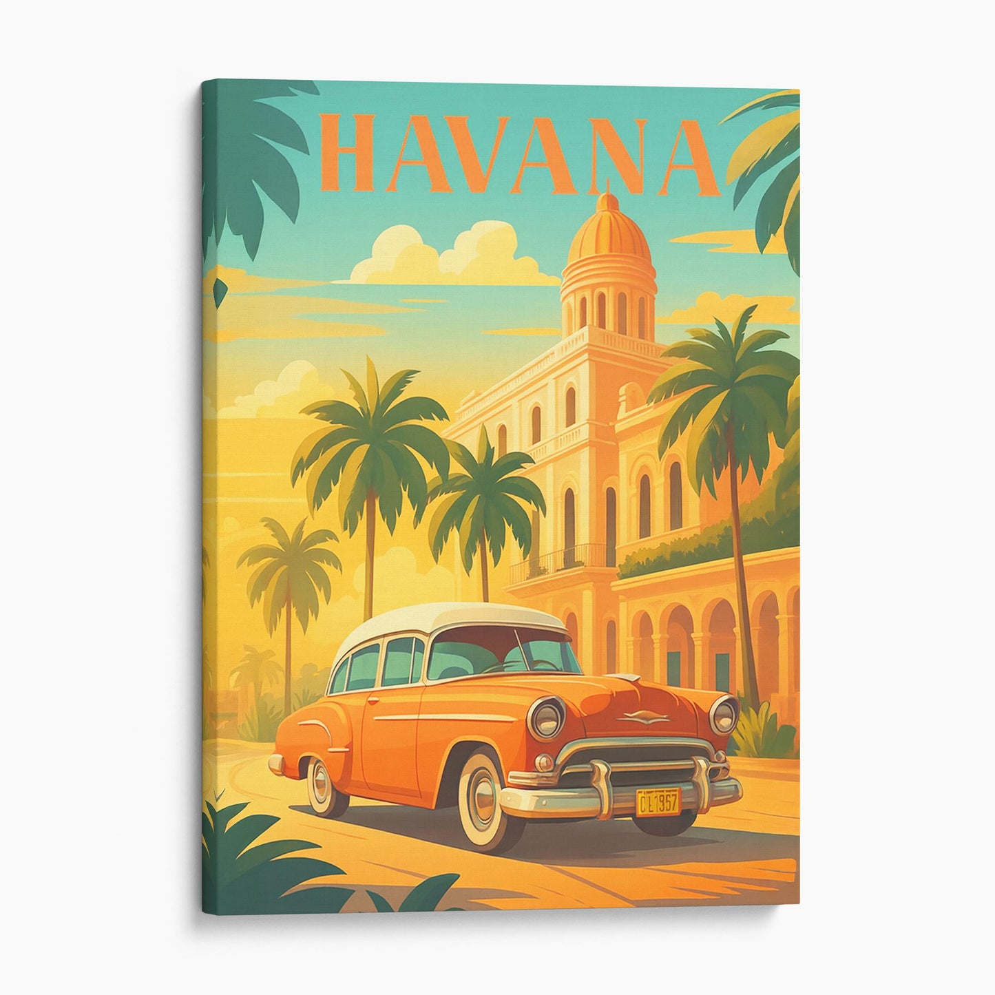 Havana Cuba Vintage Travel Poster