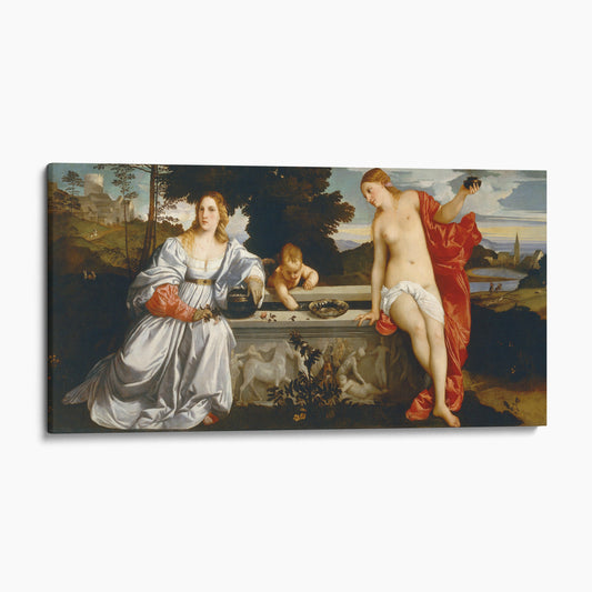 Sacred and Profane Love by Tiziano Vecelli (Titian)