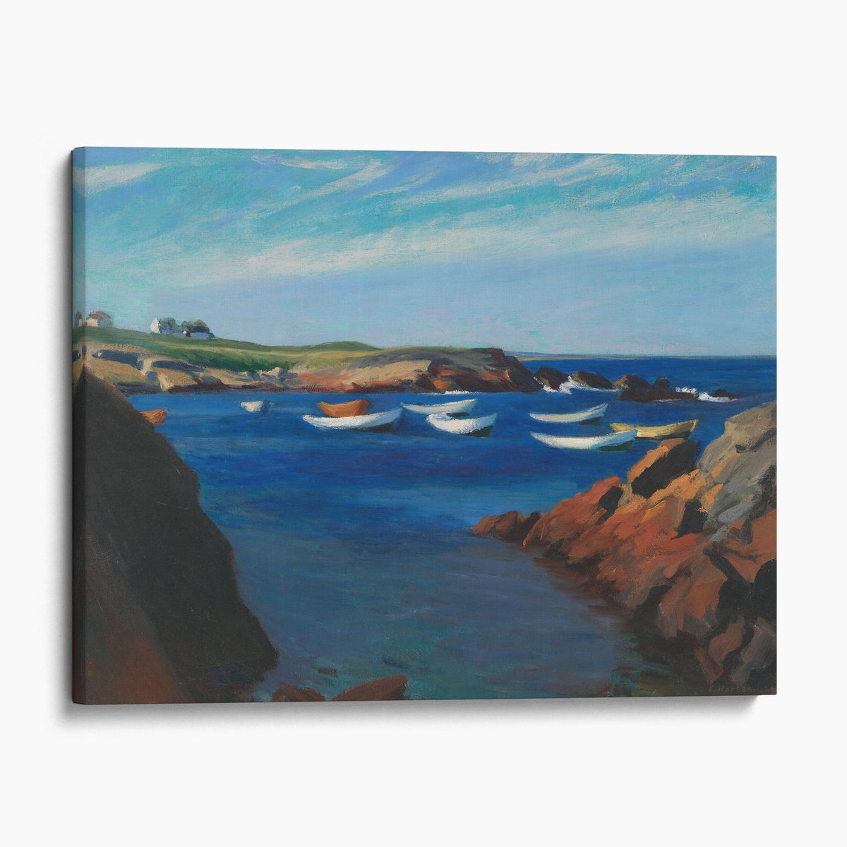 The Dories, Ogunquit, 1914 by Edward Hopper