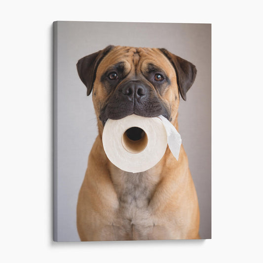 Bullmastiff Dog Toilet Paper