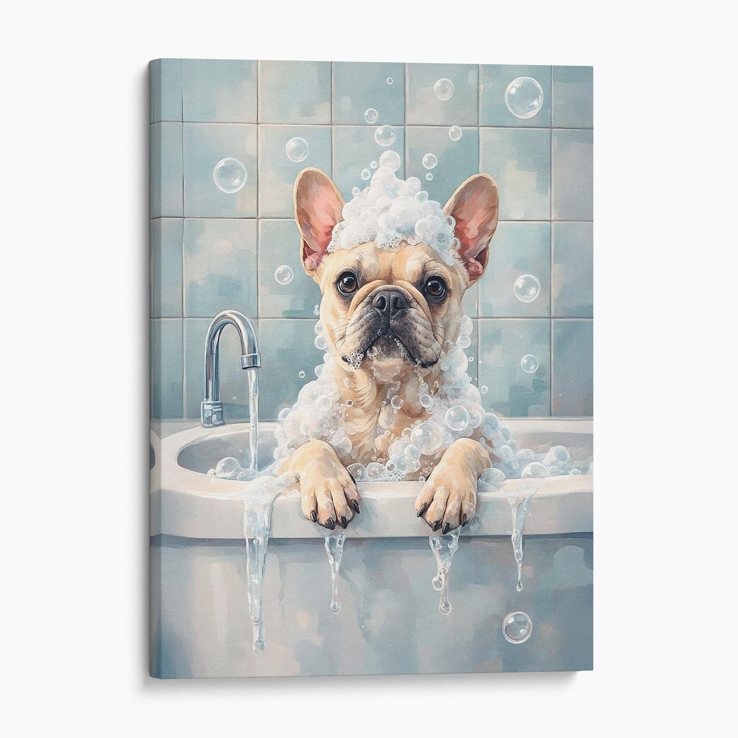 French Bulldog Bathtub Bubble Bath