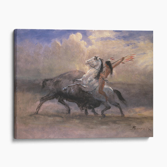 The Last of the Buffalo by Albert Bierstadt