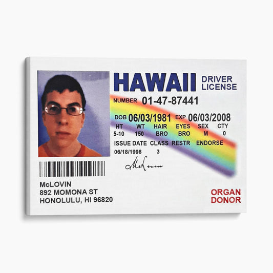 McLovin - Fogell Fake ID