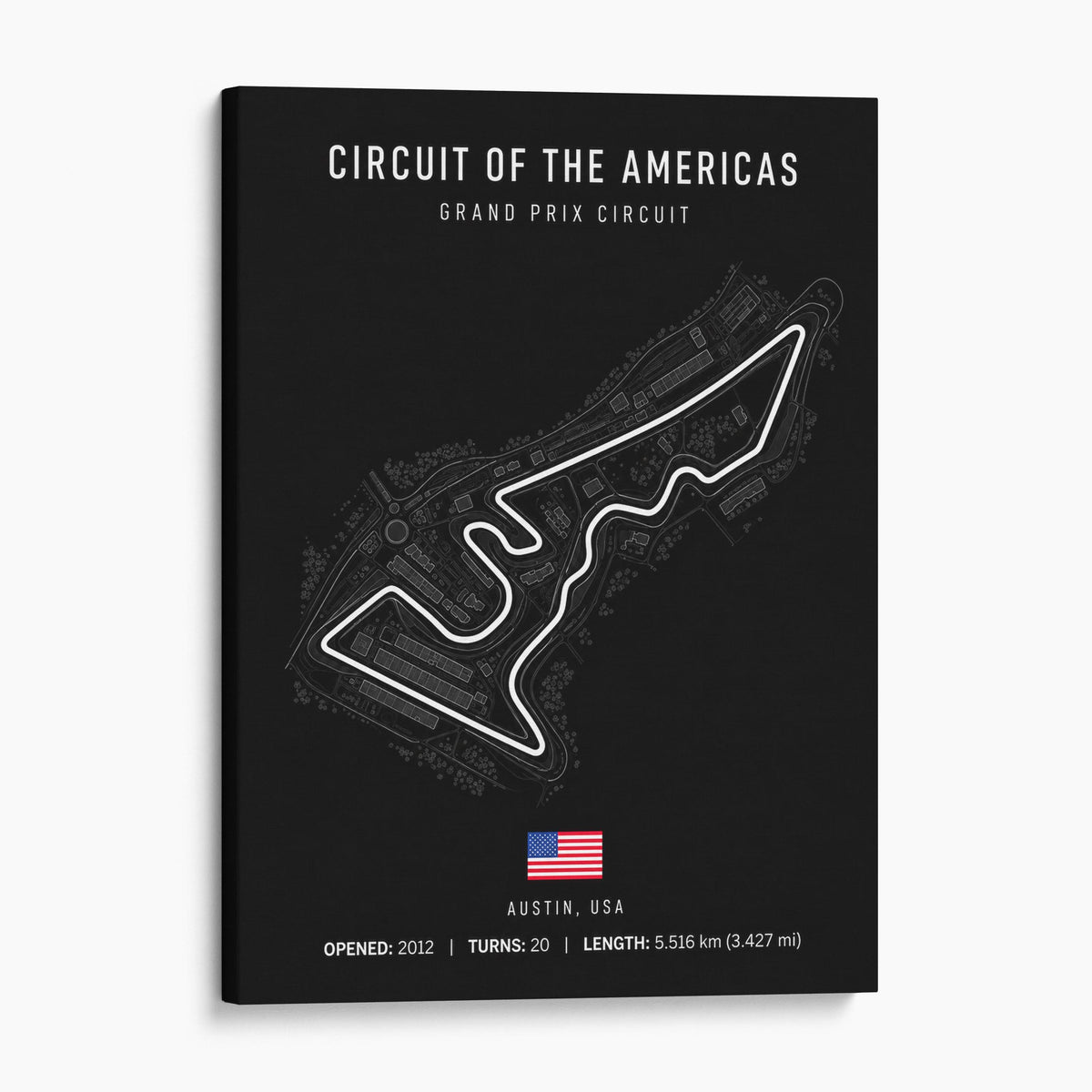 Austin Texas Grand Prix Race Track Map