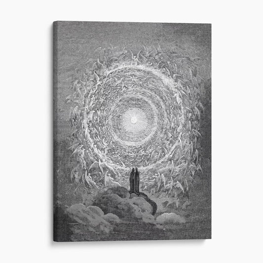 Vision Of The Empyrean (The White Rose) by Gustave Dore