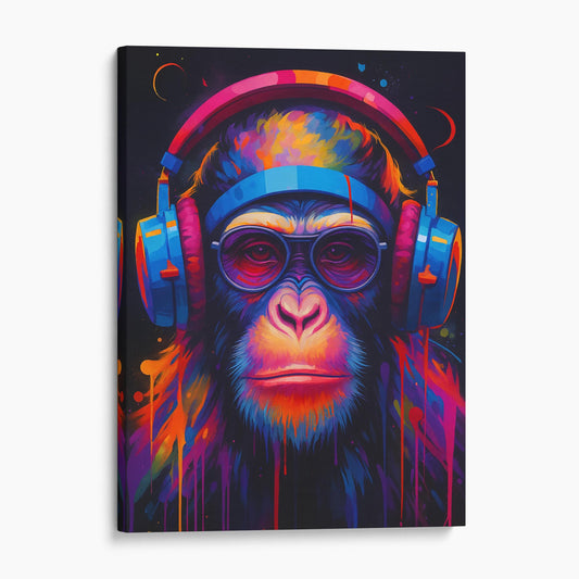 DJ Monkey Graffiti Banksy