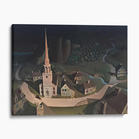 The Midnight Ride of Paul Revere by Grant Wood
