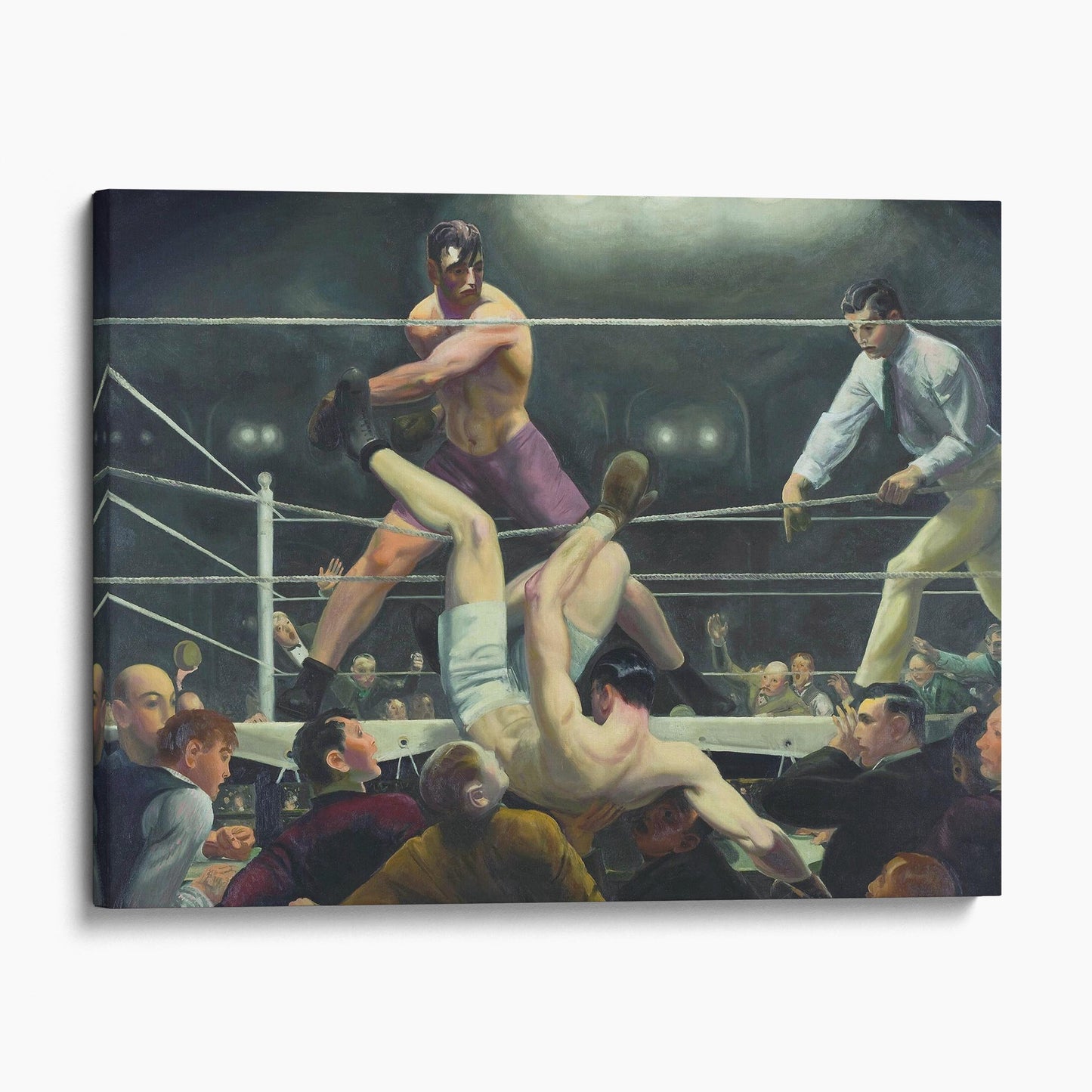 Dempsey and Firpo 1924 by George Bellows