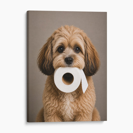 Shih-poo Dog Toilet Paper