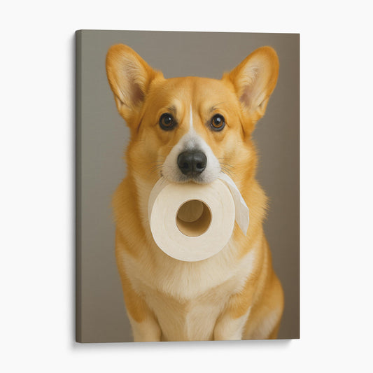 Corgi Dog Toilet Paper