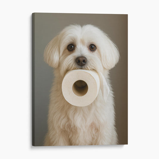 Maltese Dog Toilet Paper