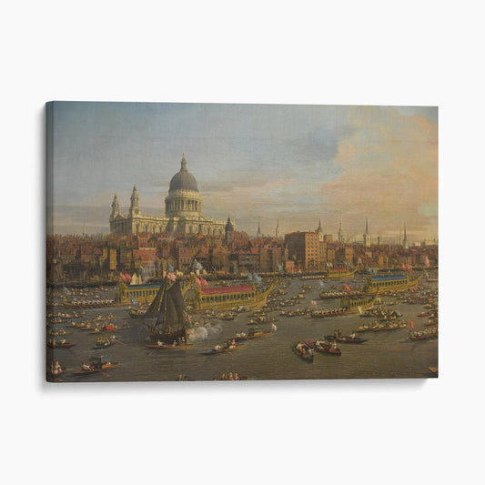 The River Thames with St. Paul's Cathedral on Lord Mayor's Day