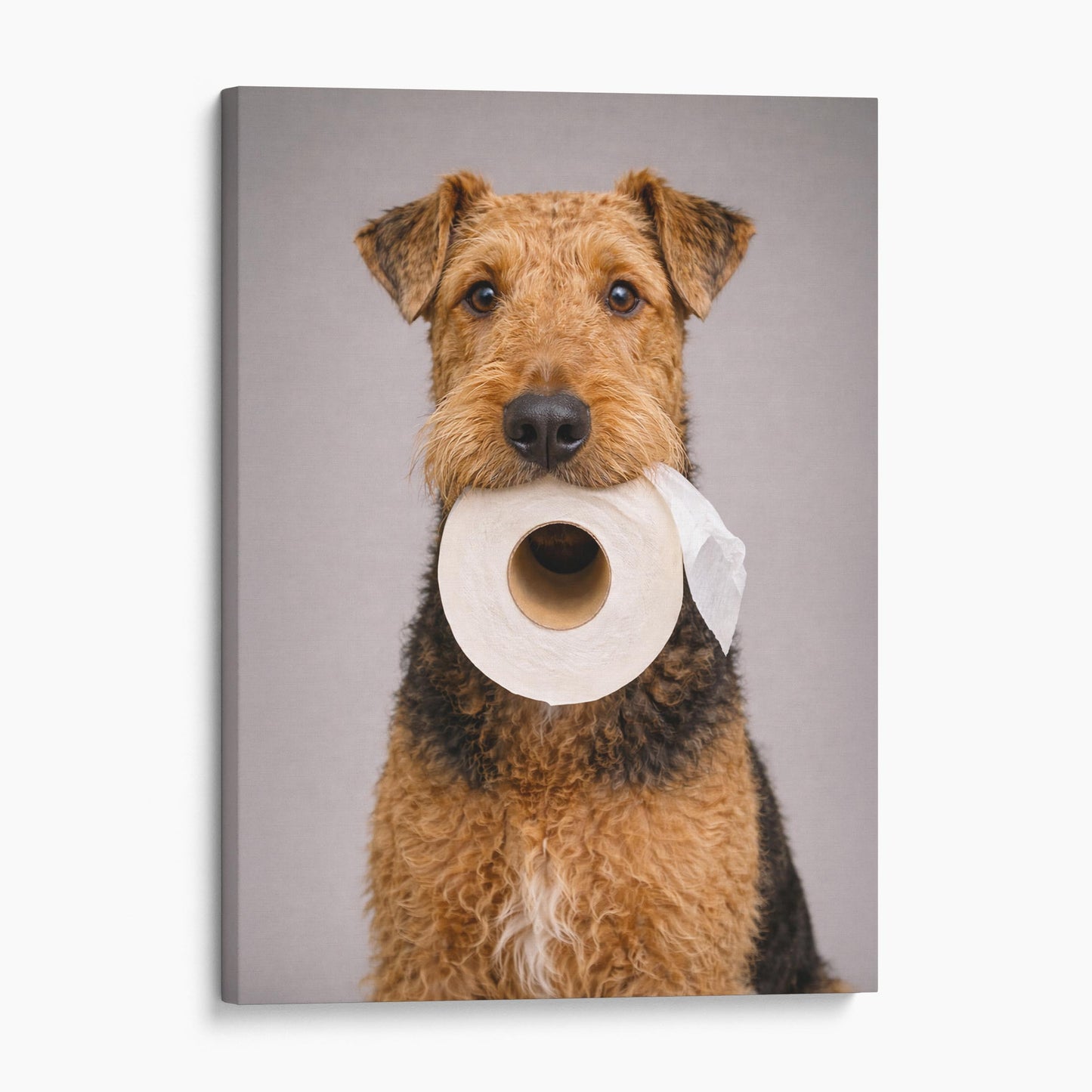 Airedale Terrier Dog Toilet Paper