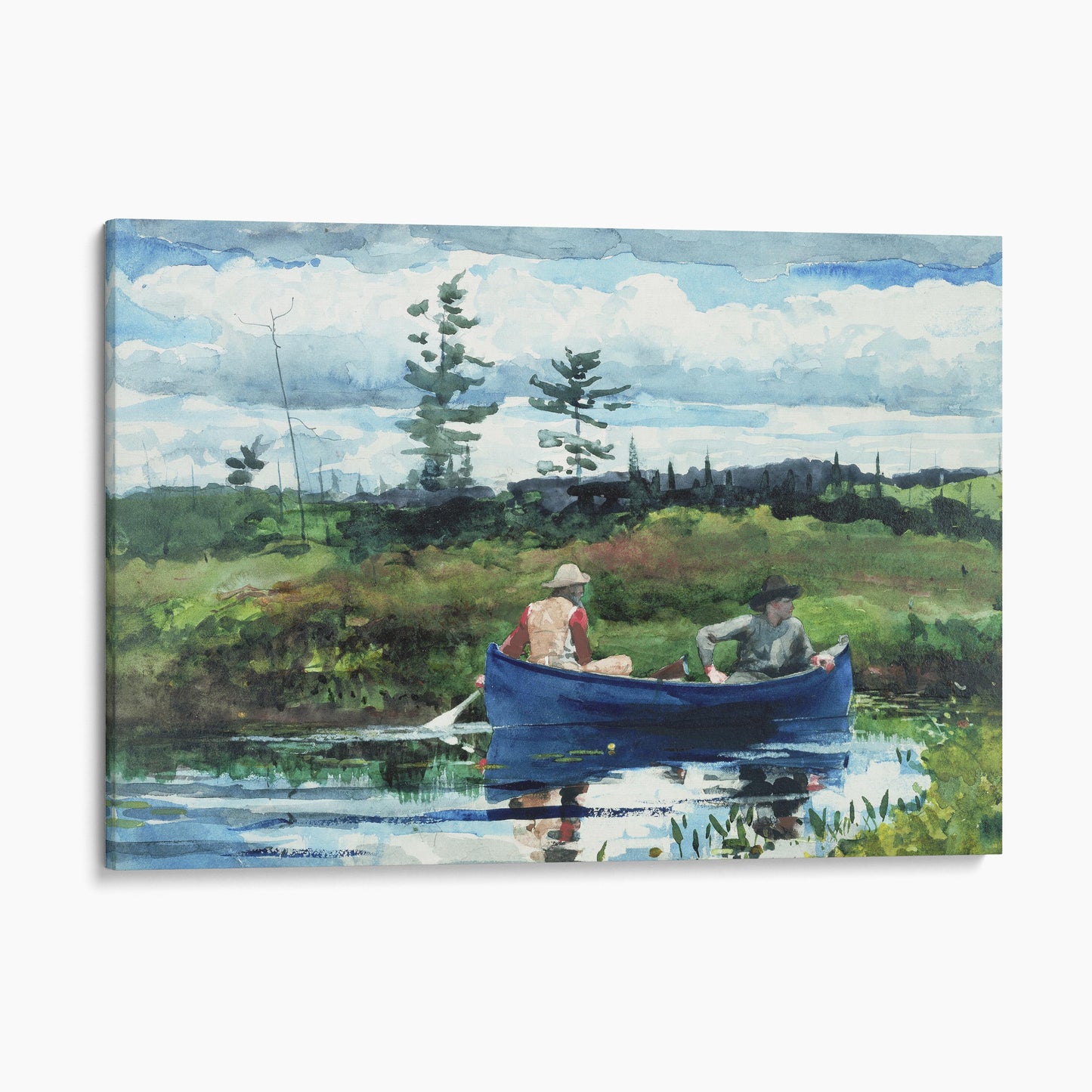The Blue Boat by Winslow Homer