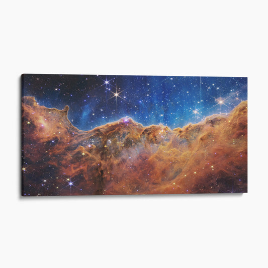 Cosmic Cliffs, Glittering Landscape of Star Birth James Webb NASA Telescope