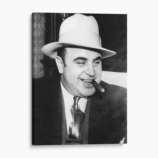 Al Capone Smoking A Cigar