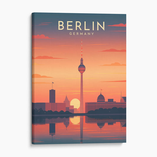 Berlin Germany Travel Poster
