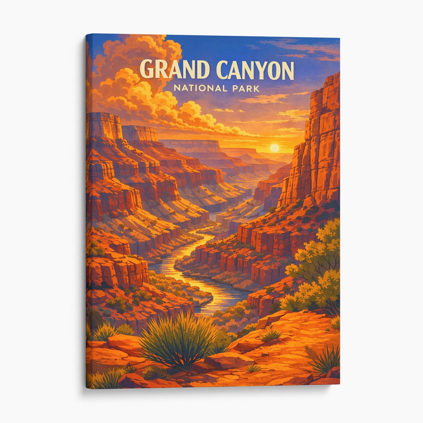 Grand Canyon National Park Travel Poster